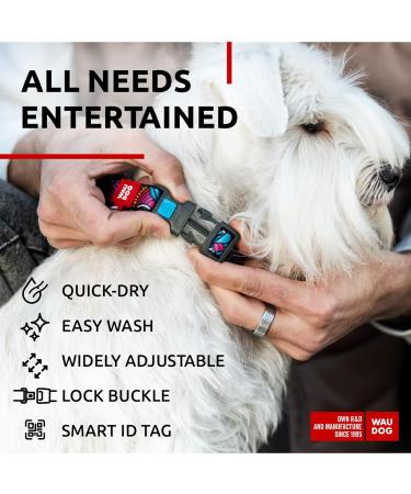 Buy Waudog Nylon Dog Collars - Adjustable & Stylish for All Sizes | Summer Collection 2023 - Buy Online on GoSupps.com