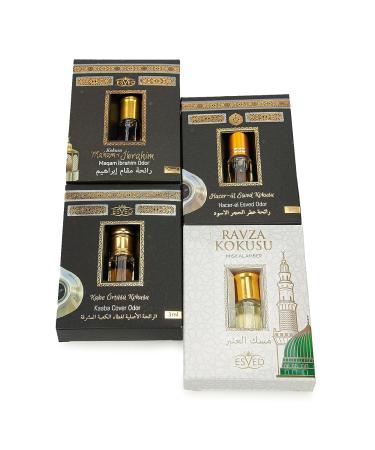 ihvan online Personal Fragrance Prayer Rug Fragrance Islamic Perfume Oil Rollerball for Men & Women Alcohol Free Pack of 4-12 mL / 0.40 Fl Oz Makam- ibrahim Hacer-ul Esved Kaaba Cover Ravza Makam- ibrahim - Hacer-ul Esved - Kaaba - Ravza 0.1 Fl Oz (Pack o - Buy Online on GoSupps.com