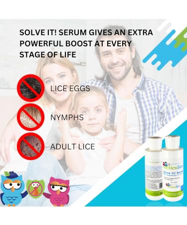 METICULICE Solve IT! Serum - Effective Lice & Nit Removal Safe for Kids Soothing Oil-Based Solution - 4 Fl. Oz - Buy Online on GoSupps.com