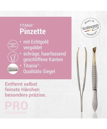 Titania Gold Plated Point Tweezers - Pack of 1, 12g - Buy Online on GoSupps.com