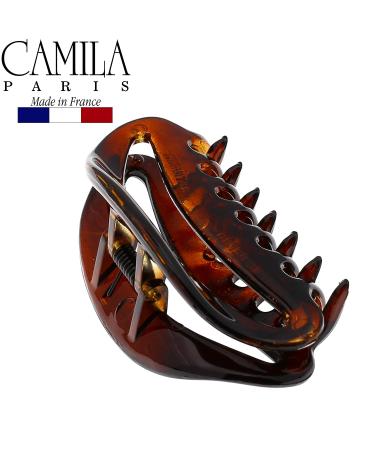 Camila Paris NV23 French Hair Clip for Women - Tortoise Shell 2 Inch Clamp - Luxury Styling Accessory - Made in France - Buy Online on GoSupps.com