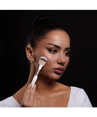 Shop Luvia Daily Selection Make-Up Brush Set | 5 Vegan Cosmetic Brushes for Powder Eyebrow & Eyes International Shipping Available - Buy Online on GoSupps.com