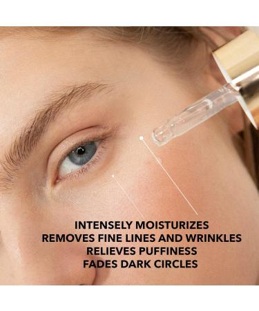 Marie d'Argan Eye Contour Serum - Reduce Dark Circles & Puffiness with Hyaluronic Acid Ginseng & Hibiscus - Anti-Wrinkle Firming Effect - 15ml - Buy Online on GoSupps.com