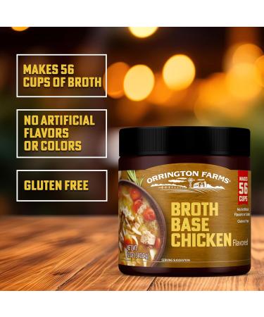 Orrington Farms Chicken Broth Base & Seasoning 12 oz (1 Pack) - Buy Online on GoSupps.com