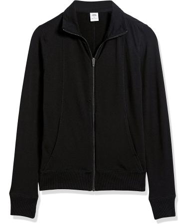 Amazon Essentials Women's Studio Terry Long-Sleeve Full-Zip Jacket - X-Large, Black - Buy Online on GoSupps.com