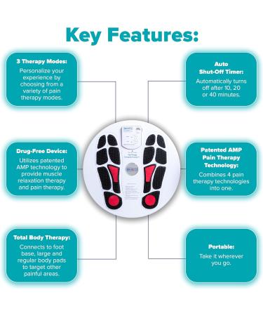 DR-HO'S Circulation Promoter Essential Package - TENS Machine EMS and AMP - Improves Circulation Reduces Swelling and Relieves Foot and Leg Pain - Buy Online on GoSupps.com