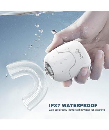 Sunartec Ultrasonic Electric Toothbrush - Advanced 360 Sonic Teeth Whitening Kit for Adults | Portable U-V Cleaning, Air-Drying Charger, IPX7 Waterproof - Buy Online on GoSupps.com