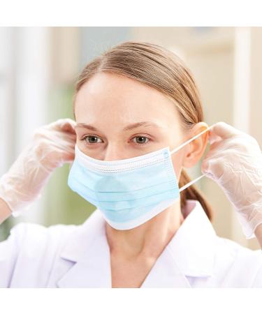 TouchGuard 3 Ply Type IIR Disposable Earloop Face Masks - Dust Protection, Breathable, Nose Clip - 20 Count - Buy Online on GoSupps.com