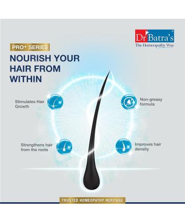 Dr Batra s Pro+ Hair Growth Serum 50 gm | Natural Hair Serum for Thicker Healthier Hair - International Shipping Available - Buy Online on GoSupps.com
