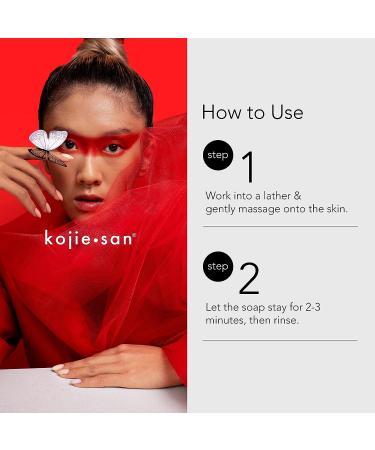 Kojie San Skin Brightening Soap - Original Kojic Acid Soap for Dark Spots, Hyperpigmentation, Scars - 2 Big Bars (135g) with Coconut & Tea Tree Oil - Buy Online on GoSupps.com