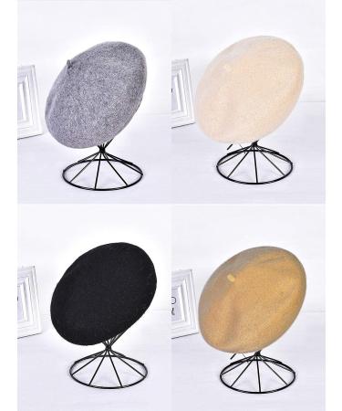 Trounistro 4 Pack Beret Hat French Beret Cap - Winter Fashion Solid Color Hat for Women/Girls/Ladies - Color Set 1 - Buy Online on GoSupps.com