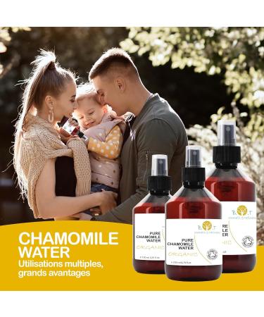 B.O.T cosmetic & wellness BIO Organic Roman chamomile water. Chamomile Water Sensitive Skin Care (Face & Body) Baby Hair & Home. 100% natural and pure facial tonic - 500 ml - Buy Online on GoSupps.com