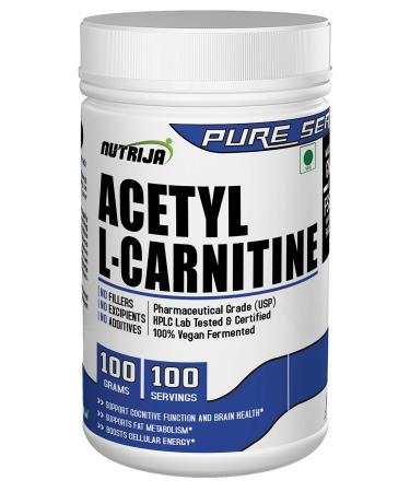 NutriJa Acetyl L-Carnitine (Alcar) (100 Grams)