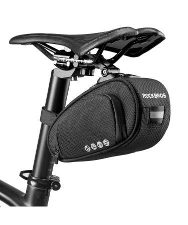 ROCKBROS saddle bag for bicycle Practical bicycle bag with quick release bag for MTB racing bike folding bike approx. 1L - Buy Online on GoSupps.com