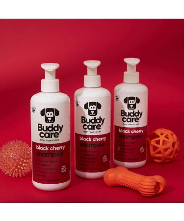 Black Cherry Dog Shampoo | BuddyCare - Deep Cleaning Fruity Fragrance Aloe Vera & Pro-Vitamin B5 (500ml) - International Shipping Available - Buy Online on GoSupps.com