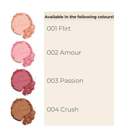 Gosh I m Blushing Rouge Powder - Vegan Matte Blush for Natural Makeup All Skin Types 002 Amour - 1 Piece - Buy Online on GoSupps.com