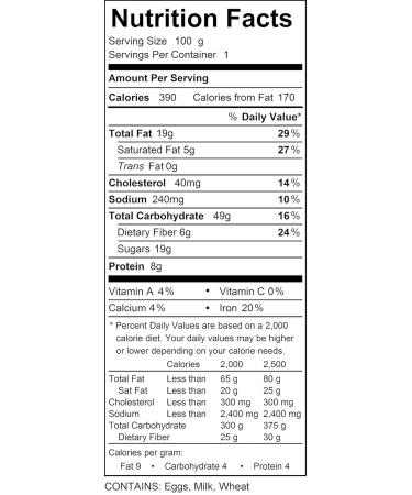 Susie's Smart Breakfast Cookie - Omega-3 and Protein Rich Cocoa Flavor - 63 Ounce (Pack of 18) - Buy Online on GoSupps.com