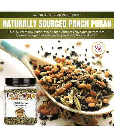 Taj Premium Indian Panch Puran 5 Spice Blend - 21oz (1lb) Pack of 1 - Buy Online on GoSupps.com