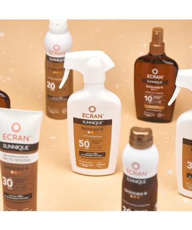 Ecran Sunnique Broncea+ SPF 30 Sun Milk Spray - 300 ml | International Shipping Available - Buy Online on GoSupps.com