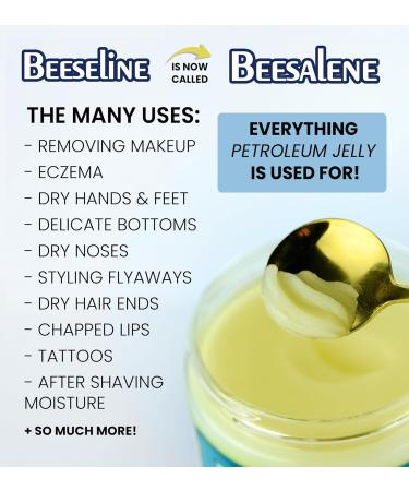 Beesalene Original Unpetroleum - 100% Natural & Hypoallergenic Alternative to Petroleum Jelly - Lips Hands Baby Makeup Remover and More (2 Ounce) 2 Ounce (Pack of 1) - Buy Online on GoSupps.com