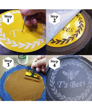 Etchall Squeegee Tool for Etching | Ideal for Glass, Mirrors, Ceramics, and More | Perfect for Makers, Crafters, DIY Enthusiasts | Easy Etching Cream Application - Buy Online on GoSupps.com