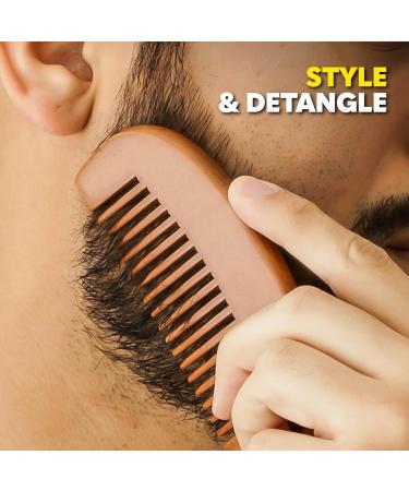 Beard Club Beard Growth Kit | Derma Roller Growth Oil Sandalwood Balm & Comb | Perfect Gift Set for Beard Lovers - Buy Online on GoSupps.com