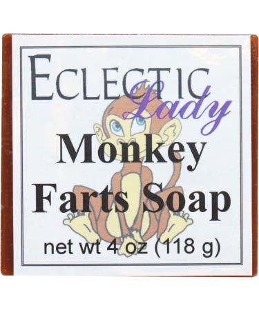 Monkey Farts Glycerin Soap by Eclectic Lady 4 oz Bar