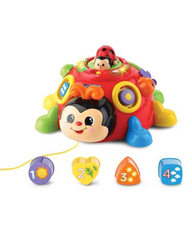 VTECH Baby happy learning beetle-interactive sorting toys for learning shapes colors and numbers-for children from 12-36 months including operating instructions red