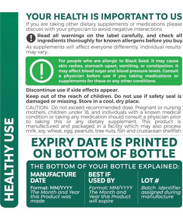 Black Seed Oil & Irish Sea Moss (1-Month Supply) - Wellness Duo Bundle of Black Seed Oil (60 Capsules) Cold-Pressed Nigella Sativa & Irish Sea Moss (60 Capsules) with Bioperine and Bladderwrack - Buy Online on GoSupps.com