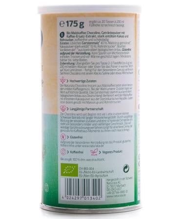 Naturata Malt Coffee Chocolino - Organic Mild Roast 175g | Buy Internationally - Buy Online on GoSupps.com