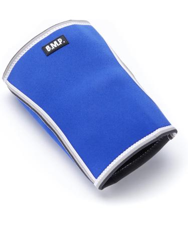 Black Mountain Products Extra Thick Warming Thigh Brace - Blue Compression Sleeve for Pain Relief - Large Size - Buy Online on GoSupps.com