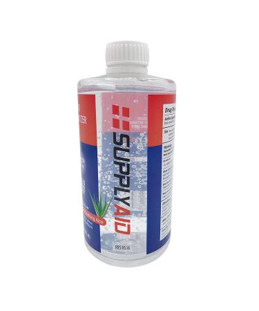 SupplyAID 80% Alcohol Hand Sanitizer Gel with Aloe Vera - 16oz Pack of 2 | FDA Approved - 74035-1051-5 - Buy Online on GoSupps.com
