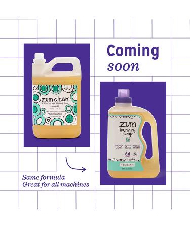 Zum Clean Laundry Soap - Sea Salt 64 fl oz - Natural Ingredients - Eco-Friendly (Pack of 1) - Buy Online on GoSupps.com