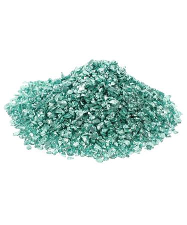 HONMEET 1 Nail Gravel Nail Accessories Lithops Accessories for Diamond Drawing Charms Nail Art Decors Nail Art Supplies Irregular Nail Charms Crushed Decor for Nail Art Glass 20.00X12.00X2.00CM Green