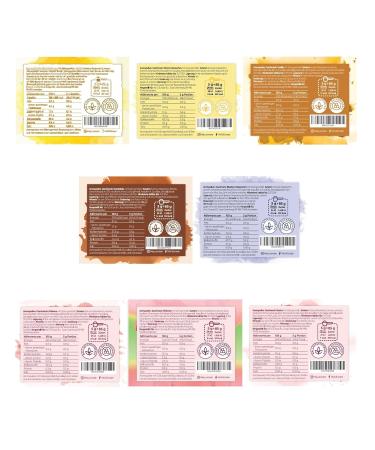 HE-JU Taste Powder Rehearsals Set - 8x30g | Versatile Flavor Varieties & Sweeteners for Food & Drinks | International Shipping - Buy Online on GoSupps.com