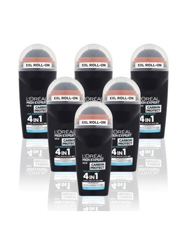 Men Expert Carbon Protect 48H Anti-Perspirant Deodorant for Men 50 ml Pack of 6 Bulk Buy