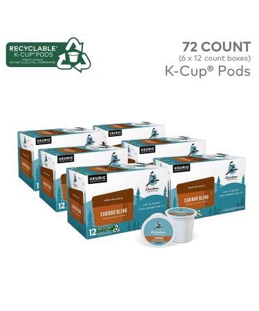 Caribou Coffee Caribou Blend Keurig K-Cup Pods, 72 Count - Medium Roast Single-Serve Coffee Pods - Buy Online on GoSupps.com