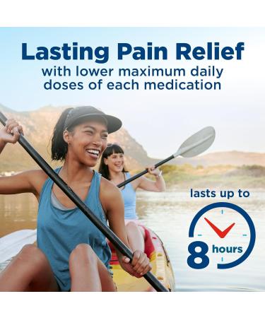 Shop Amazon Basic Care Dual Action Acetaminophen & Ibuprofen Tablets - 216 Count for Fast Pain Relief | International Shipping Available - Buy Online on GoSupps.com