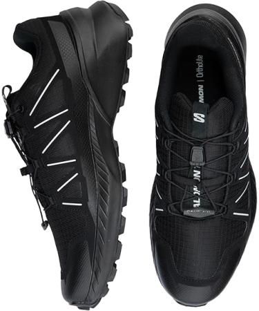 Salomon Men's speedcross Peak Trail Running Shoes for Men -  Black/Black/Glacier Gra - 10.5 Size - Buy Online on GoSupps.com