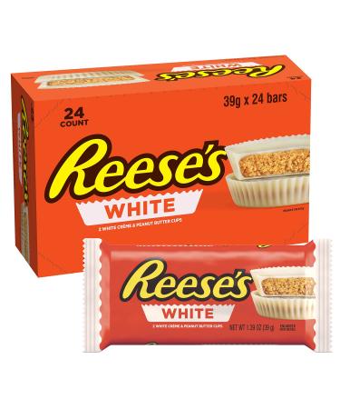 Reeses Peanut Butter Cup - Peanut Butter Cups white chocolate: 24 pieces (24 x 39.5 g) Single - Buy Online on GoSupps.com