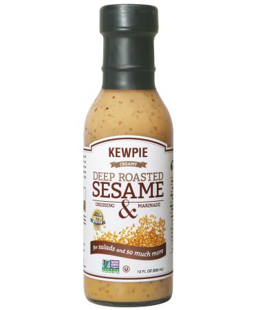 Kewpie Deep-Roasted Sesame Dressing, 12 Fl Oz (Pack of 2)