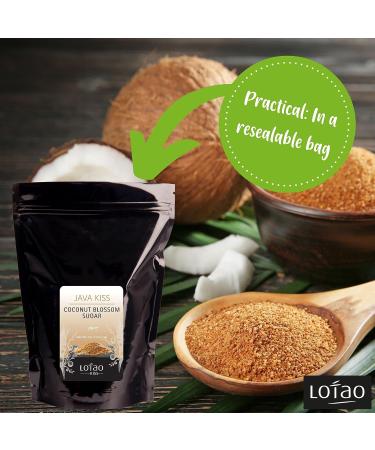 Lotao Organic Coconut Sugar - Healthy Natural Sweetener for Baking, Cooking, Coffee, Tea - Vegan, Non GMO, Gluten Free, Paleo - 35 oz - Buy Online on GoSupps.com