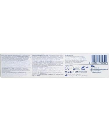 Sensodyne Repair & Protect Toothpaste - Pack of 2 (75ml) - Italian Import | Best Toothpaste for Sensitive Teeth - Buy Online on GoSupps.com
