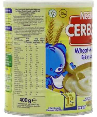 Nestle Cerelac Stage 1 From 6 Months Wheat with Milk 400 g (Pack of 4) - Buy Online on GoSupps.com