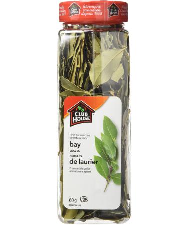 Club House Quality Natural Herbs & Spices Bay Leaves 60g 60 g (Pack of 1)