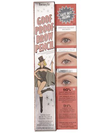 Benefit Goof Proof Brow Pencil No.2 Light - 0.01 oz, Medium Shade | 1 Count - Buy Online on GoSupps.com