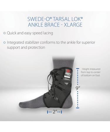 Buy Swede-O Tarsal Lok Ankle Brace | XLarge X-Large | Best International Shipping - Buy Online on GoSupps.com
