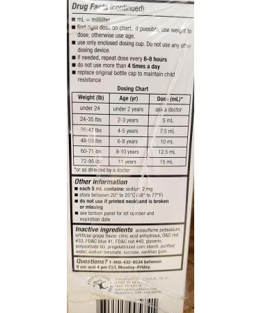 Buy Quality Choice Children's Ibuprofen 100mg Oral Suspension - Grape Flavor for Pain & Fever Relief | 4 FL OZ - Fast International Shipping - Buy Online on GoSupps.com