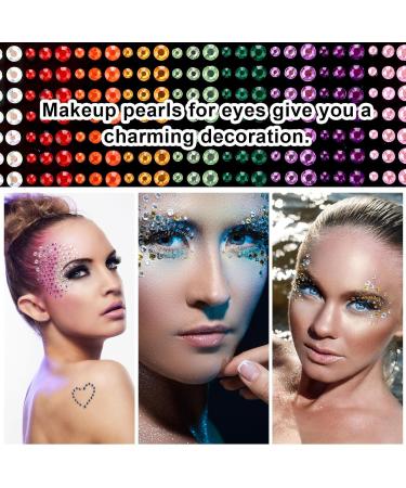 1250 PCS Rhinestone Face Jewels Stick On - Self Adhesive Gems for Makeup, Hair, and Body | DIY Crafts - Buy Online on GoSupps.com