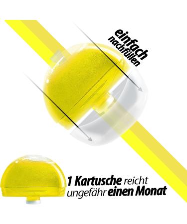 Elstergloss Toilet Fragrant Gel - Hanger Citrus Scent | Fresh Air & Toilet Cleaning | WC Kloduft + 2 Nitrile Gloves Included - Buy Online on GoSupps.com